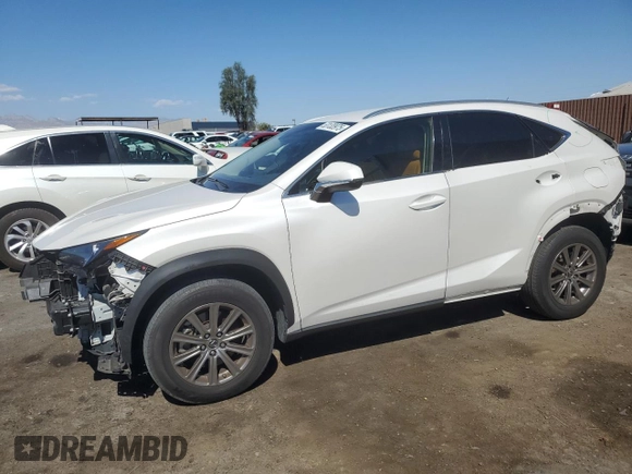 2021 Lexus NX 300 with VIN JTJDARBZ9M5031557, listed as a Copart auction lot 53133975 with 38,453 mi miles and Salvage title. Bid and sale history available at DreamBid. Image 1.