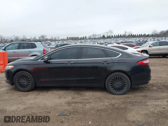 2013 Ford Fusion Titanium with VIN 3FA6P0D99DR130031, listed as a IAAI auction lot 41885596 with 174,687 mi miles. Bid and sale history available at carsss.com. Image 14.