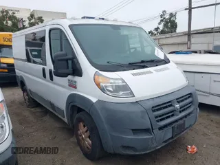 2016 Ram ProMaster Cargo with VIN 3C6TRVAG2GE107345, listed as a IAAI auction lot 41912262 with 130,368 mi miles and . Bid and sale history available at DreamBid. Image 1.