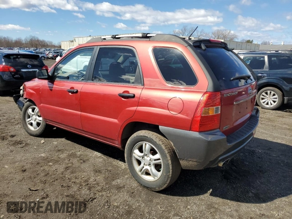 2008 Kia Sportage LX with VIN KNDJE723087518845, listed as a Copart auction lot 49896305 with 216,599 mi miles and Salvage Title. Bid and sale history available at DreamBid. Image 2.