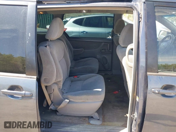 2010 Toyota Sienna CE with VIN 5TDKK4CC5AS296647, listed as a IAAI auction lot 42108661 with 204,048 mi miles and . Bid and sale history available at DreamBid. Image 8.