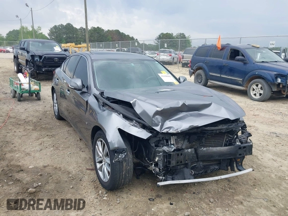 2015 Infiniti Q50 Premium with VIN JN1BV7AP7FM338434, listed as a IAAI auction lot 42158445 with 115,685 mi miles and . Bid and sale history available at DreamBid. Image 6.