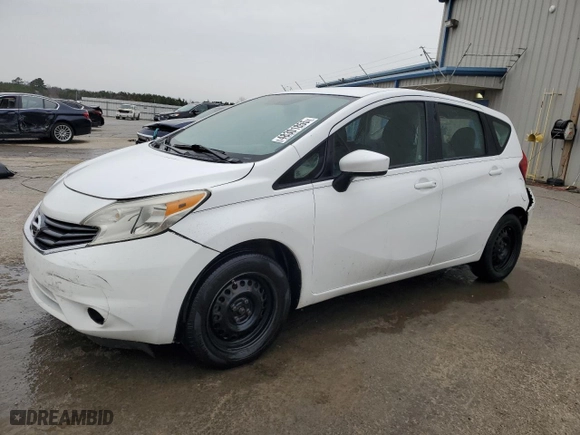 2016 Nissan Versa Note S with VIN 3N1CE2CP5GL403040, listed as a Copart auction lot 48301855 with 179,280 mi miles and Salvage Title. Bid and sale history available at carsss.com. Image 1.
