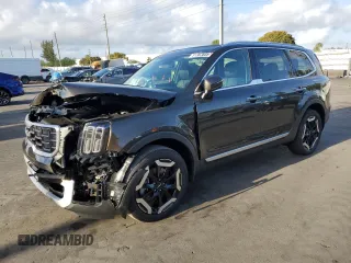 2025 Kia Telluride S with VIN 5XYP64GCXSG612966, listed as a Copart auction lot 51367835 with 105 mi miles and Salvage Title. Bid and sale history available at DreamBid. Image 1.