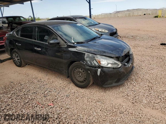 2017 Nissan Sentra SV with VIN 3N1AB7AP1HY222828, listed as a Copart auction lot 53758895 with 123,424 mi miles and Salvage Title. Bid and sale history available at carsss.com. Image 4.