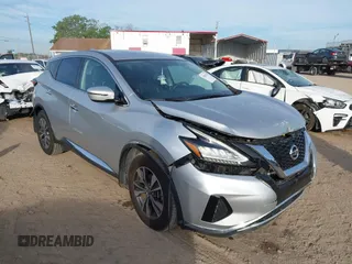 2019 Nissan Murano S with VIN 5N1AZ2MJ4KN160974, listed as a IAAI auction lot 41885386 with 46,928 mi miles and . Bid and sale history available at carsss.com. Image 1.