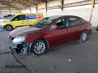 2019 Nissan Sentra S with VIN 3N1AB7AP2KY264237, listed as a Copart auction lot 48216165 with 110,875 mi miles and Salvage title. Bid and sale history available at DreamBid. Image 1.