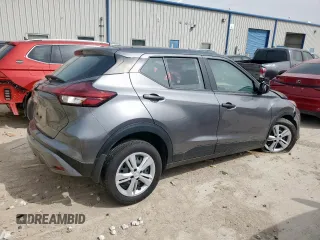 2024 Nissan Kicks S with VIN 3N1CP5BV2RL537969, listed as a Copart auction lot 45606845 with 10,257 mi miles and Salvage Title. Bid and sale history available at carsss.com. Image 3.