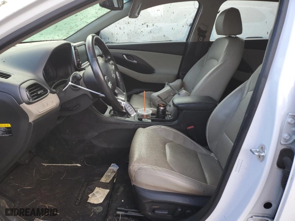 2018 Hyundai Elantra GT with VIN KMHH35LE0JU024514, listed as a Copart auction lot 68866904 with 0 mi miles and Salvage Title. Bid and sale history available at carsss.com. Image 7.