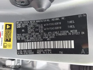 2014 Toyota Highlander XLE with VIN 5TDKKRFH3ES035284, listed as a IAAI auction lot 41909877 with 112,468 mi miles. Bid and sale history available at carsss.com. Image 9.