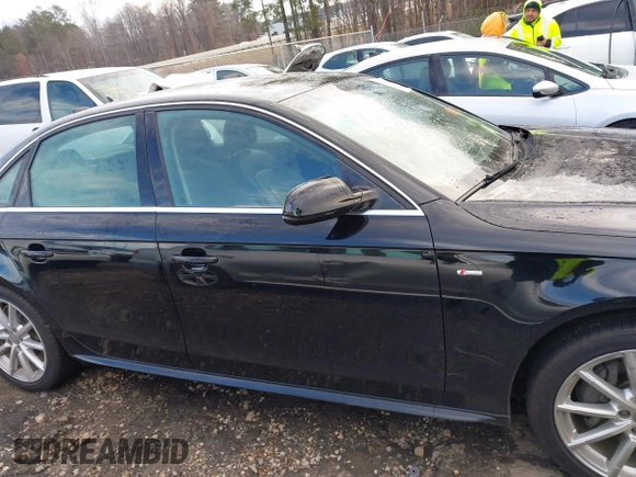 2016 Audi A4 Premium with VIN WAUBFAFL0GN009001, listed as a IAAI auction lot 41282468 with 91,465 mi miles. Bid and sale history available at carsss.com. Image 13.