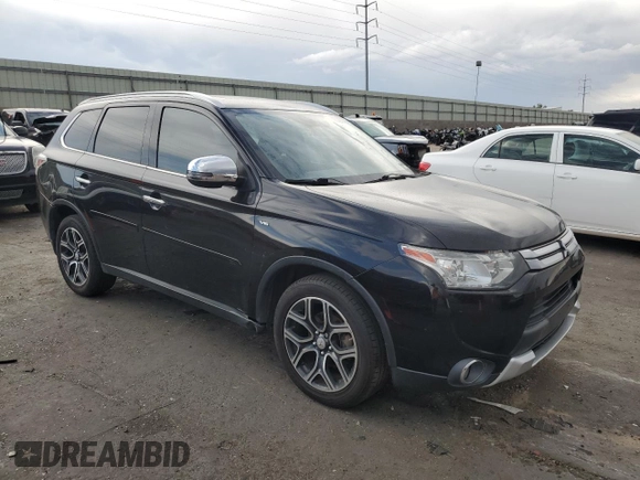 2015 Mitsubishi Outlander GT with VIN JA4JZ4AX9FZ014362, listed as a Copart auction lot 65437235 with 164,605 mi miles and Clean title. Bid and sale history available at DreamBid. Image 4.
