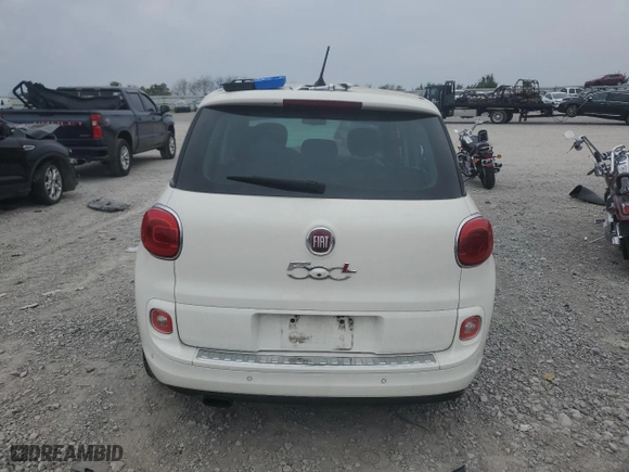 2014 FIAT 500L Lounge with VIN ZFBCFACH3EZ002687, listed as a Copart auction lot 71222884 with 230,545 mi miles and Salvage Title. Bid and sale history available at carsss.com. Image 6.