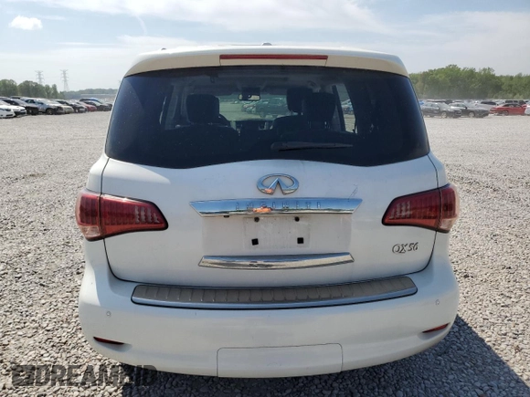2011 Infiniti QX56 7-passenger with VIN JN8AZ2NF8B9503328, listed as a Copart auction lot 53872795 with Not Provided miles and Clean Title. Bid and sale history available at DreamBid. Image 6.