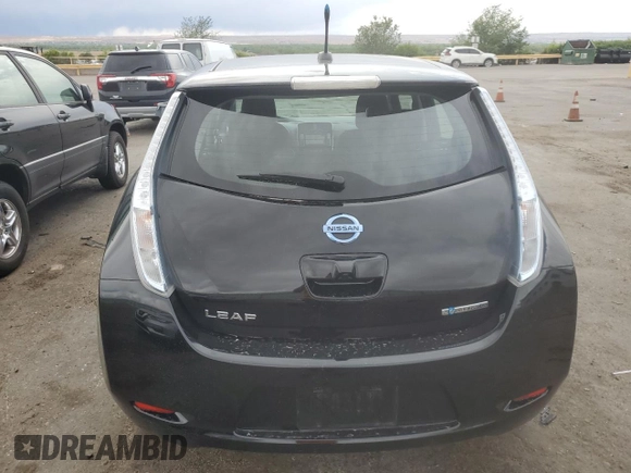 2014 Nissan LEAF SV z VIN 1N4AZ0CP1EC333371, wystawiony jako Copart lot #55648645 z przebiegiem 71 414 mil mil oraz Szkoda całkowita • Salvage title. Historia ofert i sprzedaży dostępna na DreamBid. Obrazek 6.