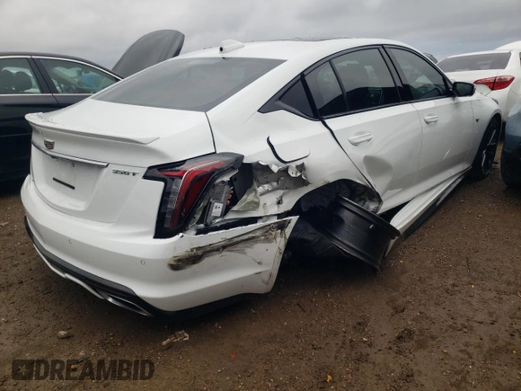 2023 Cadillac CT5 Sport z VIN 1G6DU5RK4P0148480, wystawiony jako Copart lot #80514914 z przebiegiem 11 716 mil mil oraz Szkoda całkowita • Salvage title. Historia ofert i sprzedaży dostępna na DreamBid. Obrazek 3.