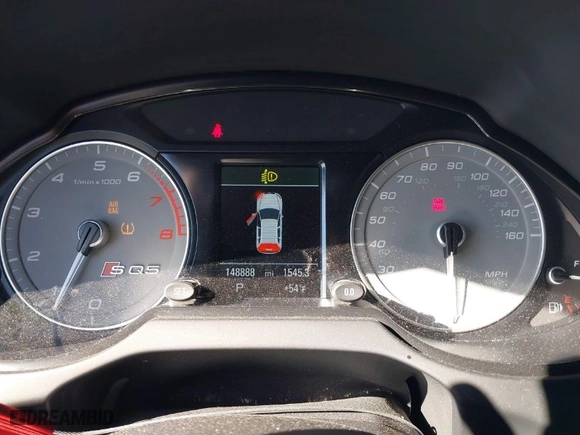 2015 Audi SQ5 Premium Plus with VIN WA1CGAFP8FA111069, listed as a IAAI auction lot 41155312 with 148,888 mi miles. Bid and sale history available at carsss.com. Image 7.