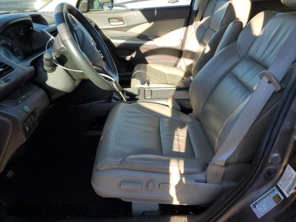2013 Honda CR-V EX-L with VIN 5J6RM4H7XDL084279, listed as a Copart auction lot 80391584 with Not Provided miles and Salvage Title. Bid and sale history available at DreamBid. Image 7.