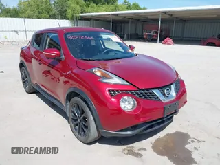 2015 Nissan Juke S with VIN JN8AF5MV9FT555689, listed as a IAAI auction lot 42572366 with 62,932 mi miles and . Bid and sale history available at DreamBid. Image 1.