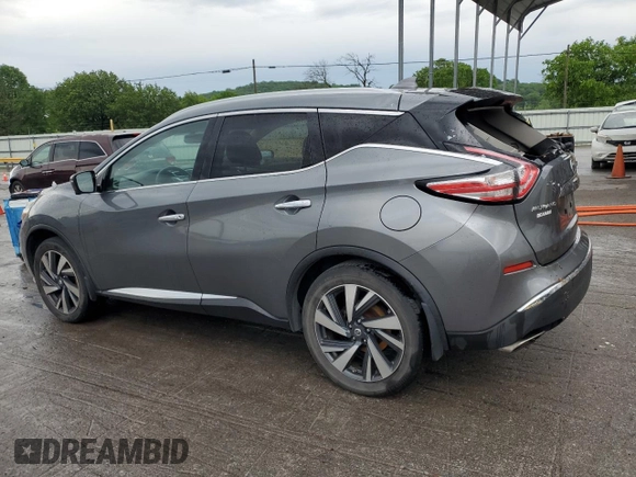 2018 Nissan Murano S z VIN 5N1AZ2MG3JN143098, wystawiony jako Copart lot #55464205 z przebiegiem 98 243 mil mil oraz Szkoda całkowita • Salvage title. Historia ofert i sprzedaży dostępna na DreamBid. Obrazek 2.