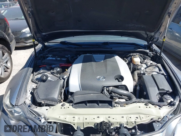 2014 Lexus IS 350 with VIN JTHCE1D25E5002108, listed as a IAAI auction lot 41835021 with 159,621 mi miles. Bid and sale history available at carsss.com. Image 10.