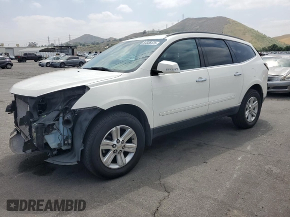2014 Chevrolet Traverse LT with VIN 1GNKRGKD9EJ142007, listed as a Copart auction lot 54336475 with 160,585 mi miles and Salvage Title. Bid and sale history available at carsss.com. Image 1.