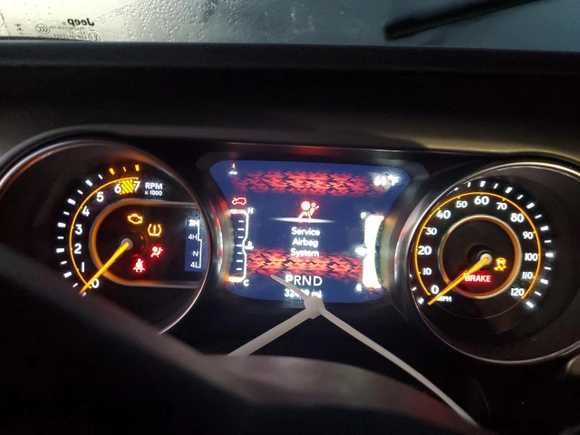 2023 Jeep Wrangler Sport with VIN 1C4HJXDN6PW562491, listed as a Copart auction lot 78252204 with 32,409 mi miles and Salvage Title. Bid and sale history available at DreamBid. Image 9.