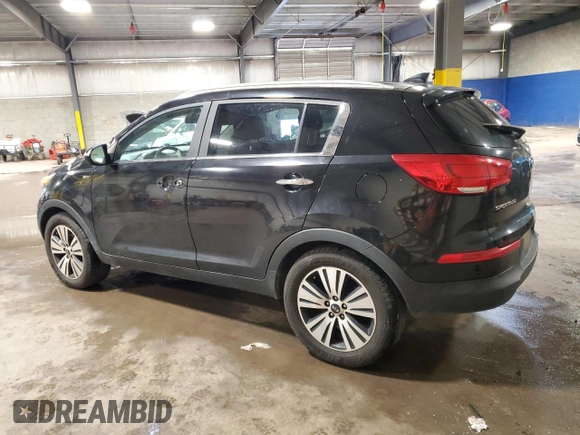 2015 Kia Sportage EX with VIN KNDPCCAC9F7727556, listed as a Copart auction lot 61541565 with Not provided miles and Salvage title. Bid and sale history available at DreamBid. Image 2.
