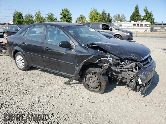 2008 Suzuki Forenza z VIN KL5JD56ZX8K974392, wystawiony jako Copart lot #64694854 z przebiegiem 145 180 mil mil oraz Szkoda całkowita • Salvage title. Historia ofert i sprzedaży dostępna na DreamBid. Obrazek 4.