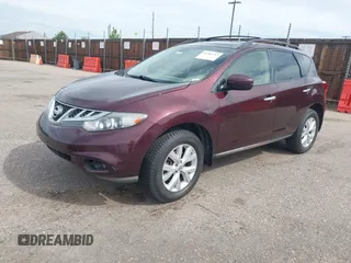 2014 Nissan Murano S with VIN JN8AZ1MW5EW529631, listed as a IAAI auction lot 42385719 with 168,182 mi miles and . Bid and sale history available at DreamBid. Image 2.