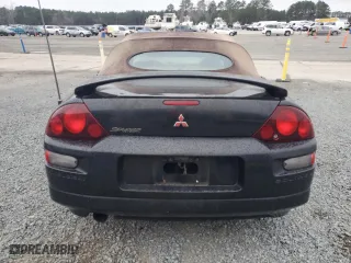 2001 Mitsubishi Eclipse GT with VIN 4A3AE85H31E023387, listed as a Copart auction lot 44310745 with 117,074 mi miles and Clean Title. Bid and sale history available at carsss.com. Image 6.