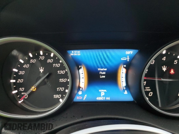 2019 Maserati Levante GranSport with VIN ZN661XUS9KX338565, listed as a Copart auction lot 67563773 with 48,801 mi miles. Bid and sale history available at carsss.com. Image 9.
