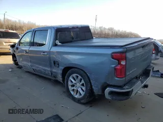 2021 Chevrolet Silverado 1500 LTZ with VIN 1GCUYGET5MZ298763, listed as a Copart auction lot 48281755 with 96,093 mi miles and Salvage Title. Bid and sale history available at DreamBid. Image 2.
