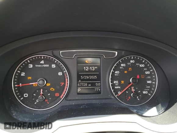 2017 Audi Q3 Premium with VIN WA1ECCFS3HR011650, listed as a Copart auction lot 59007505 with 67,728 mi miles and Salvage title. Bid and sale history available at DreamBid. Image 9.