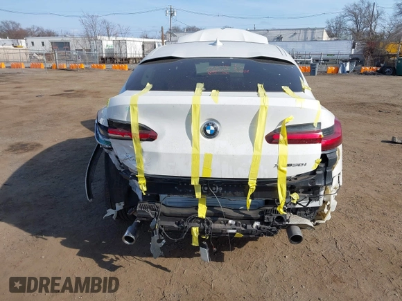 2021 BMW X4 xDrive30i z VIN 5UX2V1C01M9F26524, wystawiony jako IAAI lot #41805153 z przebiegiem 40 353 mil mil oraz . Historia ofert i sprzedaży dostępna na DreamBid. Obrazek 6.