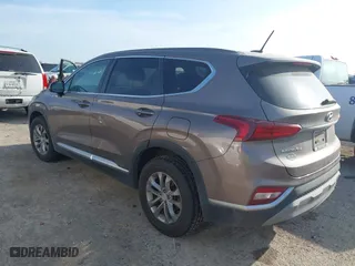 2019 Hyundai Santa Fe SE with VIN 5NMS23AD3KH117001, listed as a IAAI auction lot 41898888 with 108,418 mi miles. Bid and sale history available at carsss.com. Image 3.