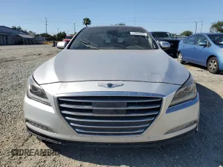 2017 Genesis G80 3.8L with VIN KMHGN4JE9HU175543, listed as a Copart auction lot 57854545 with 75,121 mi miles and Salvage title. Bid and sale history available at DreamBid. Image 5.