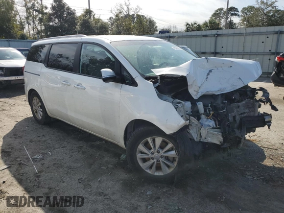 2017 Kia Sedona LX with VIN KNDMB5C1XH6237147, listed as a Copart auction lot 45484495 with Not Provided miles and Salvage Title. Bid and sale history available at DreamBid. Image 4.