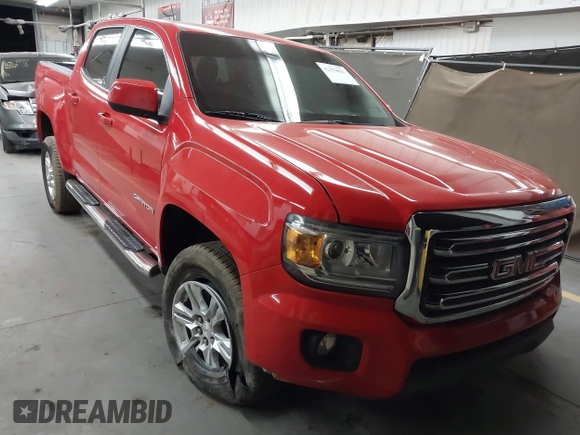 2019 GMC Canyon 2WD SLE z VIN 1GTG5CENXK1137028, wystawiony jako IAAI lot #42374821 z przebiegiem 91 228 mil mil oraz . Historia ofert i sprzedaży dostępna na DreamBid. Obrazek 1.