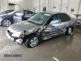 2005 Honda Civic with VIN JHMES96655S014986, listed as a Copart auction lot 53969255 with 249,499 mi miles and Salvage Title. Bid and sale history available at DreamBid. Image 1.