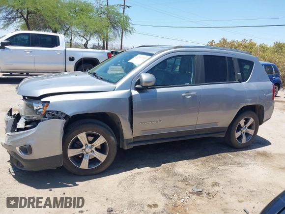 2017 Jeep Compass High Altitude with VIN 1C4NJDEB9HD111929, listed as a IAAI auction lot 42597303 with Not provided miles and . Bid and sale history available at DreamBid. Image 14.
