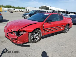 2004 Chevrolet Monte Carlo SS Supercharged with VIN 2G1WZ121649341743, listed as a Copart auction lot 48258465 with 111,549 mi miles and Salvage Title. Bid and sale history available at carsss.com. Image 1.