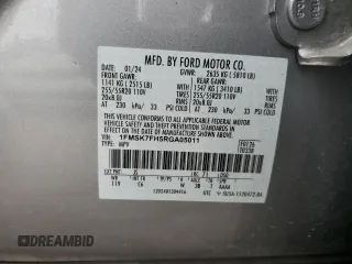 2024 Ford Explorer Limited with VIN 1FMSK7FH5RGA05011, listed as a Copart auction lot 53397405 with 20,942 mi miles and Salvage Title. Bid and sale history available at carsss.com. Image 14.