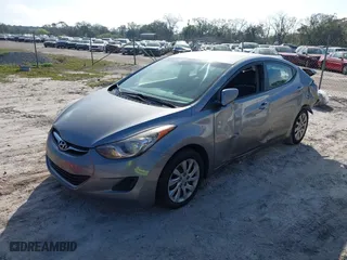 2012 Hyundai Elantra GLS with VIN KMHDH4AE7CU255345, listed as a IAAI auction lot 41520440 with 119,130 mi miles. Bid and sale history available at carsss.com. Image 2.