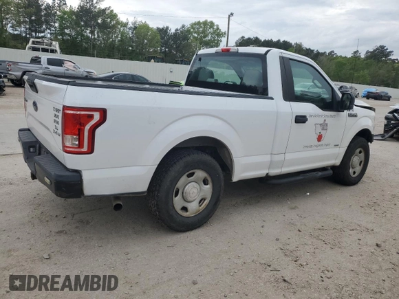 2016 Ford F-150 XL with VIN 1FTMF1CPXGKD34131, listed as a Copart auction lot 50490935 with 117,421 mi miles and Salvage Title. Bid and sale history available at carsss.com. Image 3.