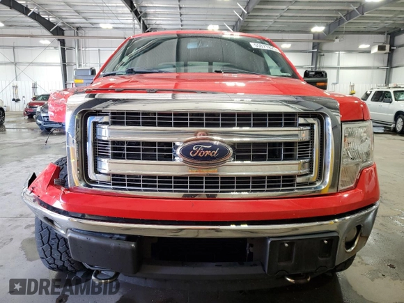 2013 Ford F-150 XL with VIN 1FTFW1ET6DKF10459, listed as a Copart auction lot 55071825 with 184,521 mi miles and Salvage title. Bid and sale history available at DreamBid. Image 5.