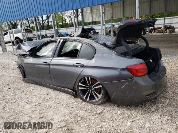 2018 BMW 3 Series 328d with VIN WBA8E5C54JA506786, listed as a Copart auction lot 54090705 with Not provided miles and Salvage title. Bid and sale history available at DreamBid. Image 2.