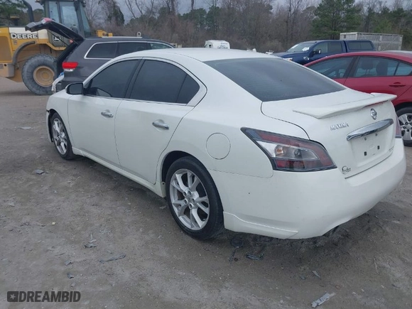 2014 Nissan Maxima 3.5 SV with VIN 1N4AA5AP8EC447276, listed as a IAAI auction lot 41680360 with 150,581 mi miles. Bid and sale history available at carsss.com. Image 3.