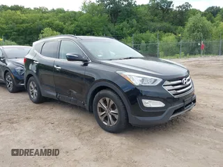 2014 Hyundai Santa Fe with VIN 5XYZU3LB5EG138953, listed as a IAAI auction lot 42842730 with 196,468 mi miles and . Bid and sale history available at DreamBid. Image 1.