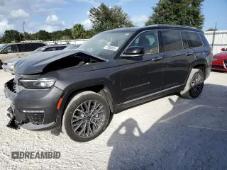 2021 Jeep Grand Cherokee Summit Reserve с VIN 1C4RJKET6M8192342, выставлен на аукционе Copart как лот 77958654 с пробегом 38 423 миль миль и На запчасти • Non repairable. История ставок и продаж доступна на DreamBid. Изображение 1.